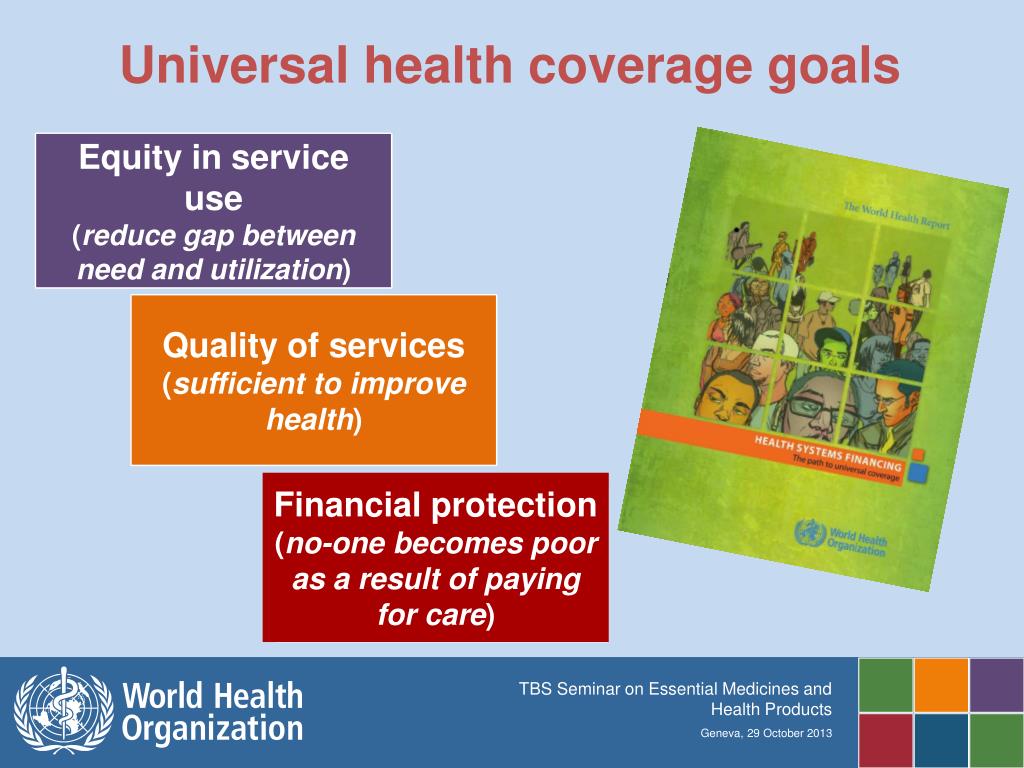 PPT Health financing policy, medicines and universal health coverage