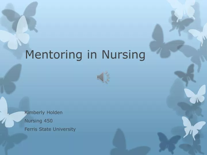Ppt Mentoring In Nursing Powerpoint Presentation Free Download Id