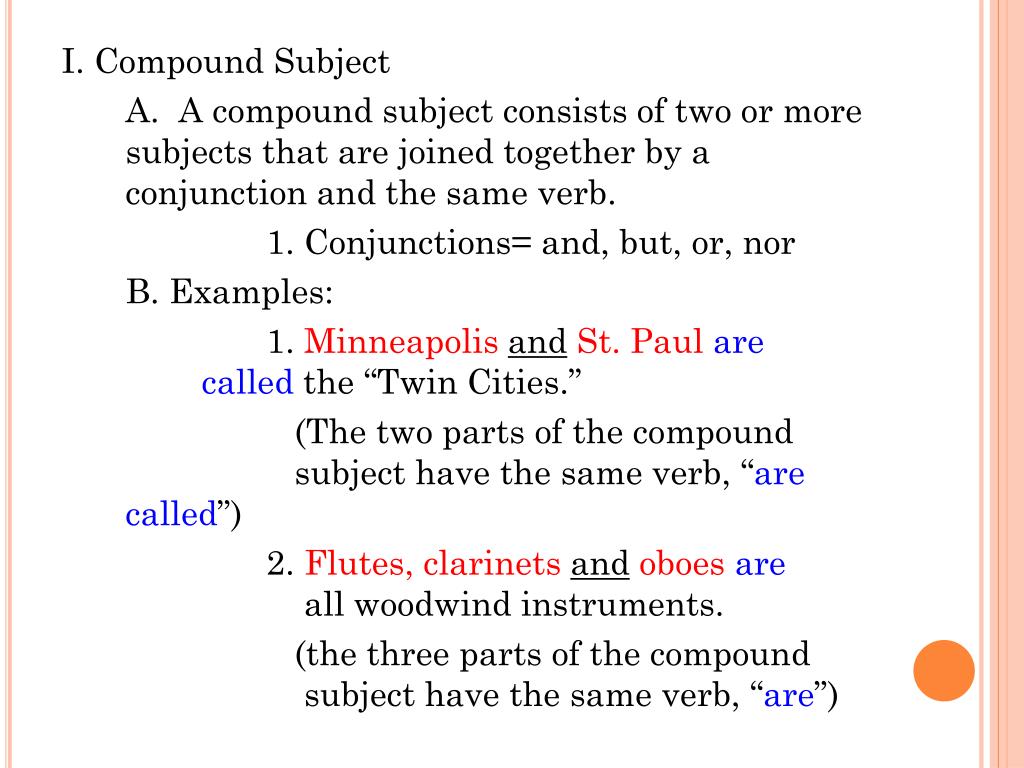 what is a compound subject what is a compound subject