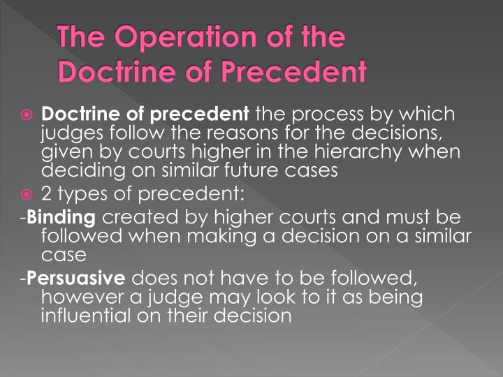binding precedent A binding precedent is a decision from a higher court in the same hierarchy of courts, which must be followed if the same point of law occurs in a subsequent case. binding precedent A binding precedent is a decision from a higher court in the same hierarchy of courts, which must be followed if the same point of law occurs in a subsequent case.
