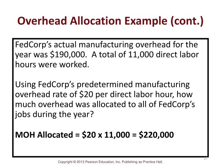 predetermined overhead rates example predetermined overhead rates example