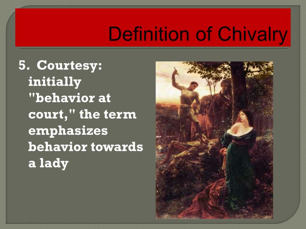 chivalry definition essay