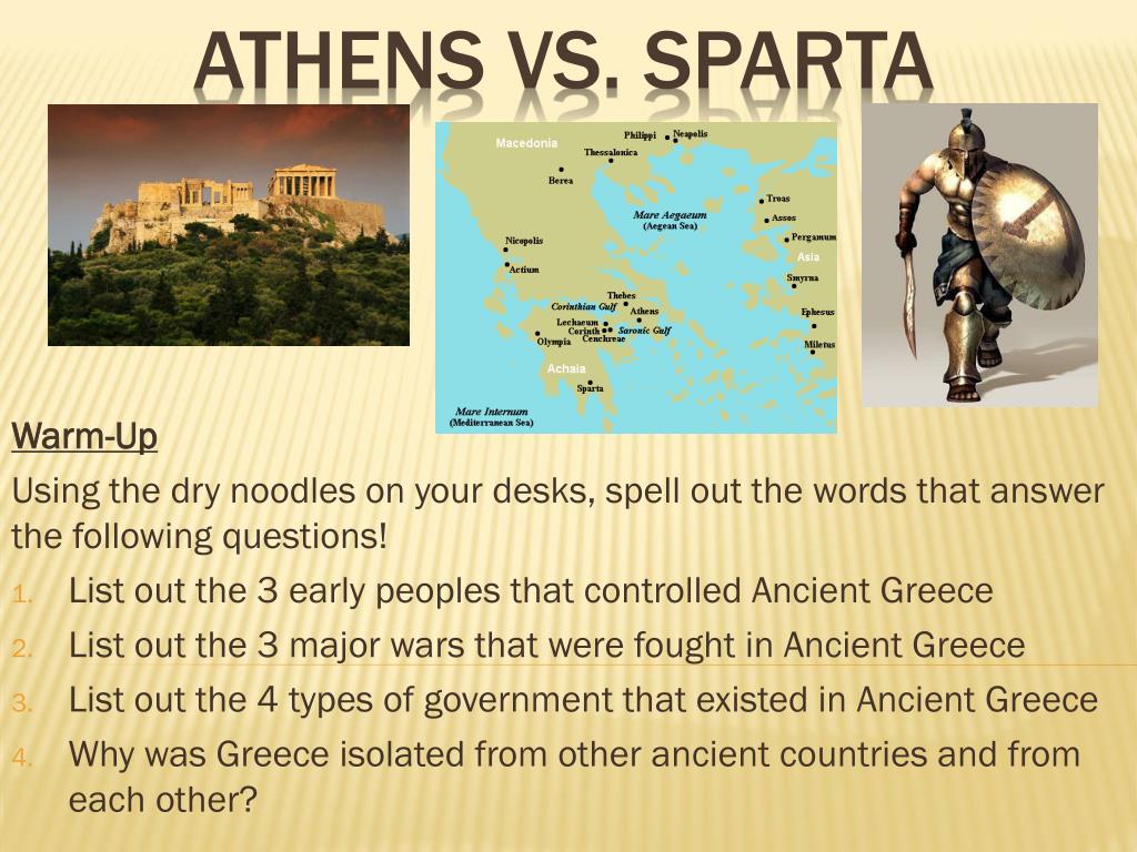 PPT Athens vs. Sparta PowerPoint Presentation, free download ID1956556