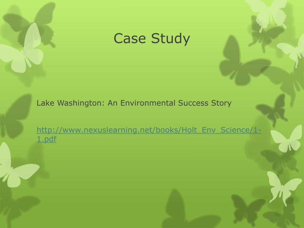 case study lake washington an environmental success story