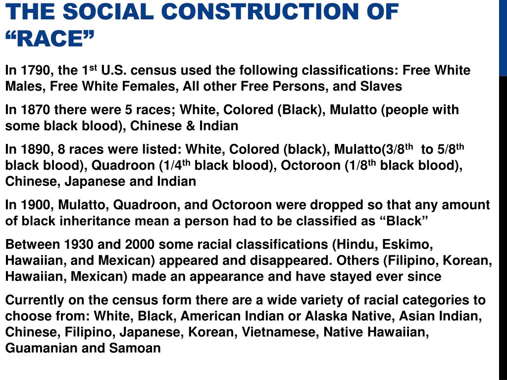 Social Construction Of Race Essay