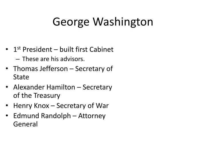 Ppt George Washington Powerpoint Presentation Free Download