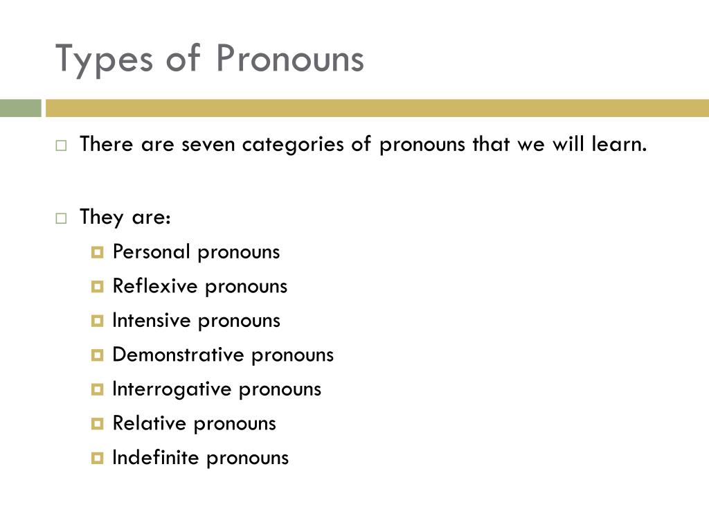 PPT - PRONOUNS PowerPoint Presentation, free download - ID:1958161