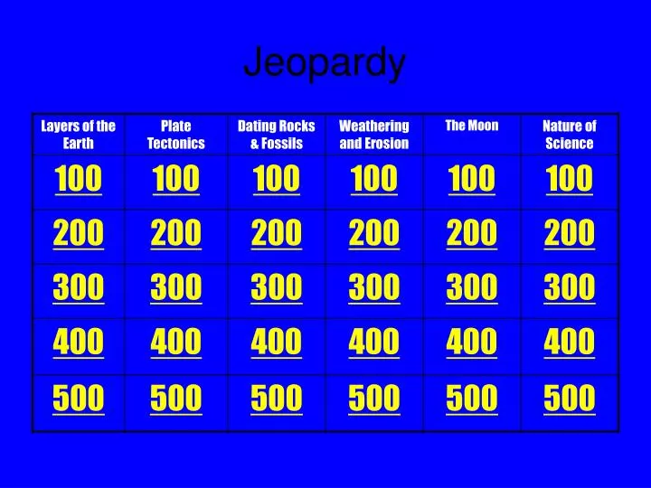 PPT - Jeopardy PowerPoint Presentation, free download - ID:1958444