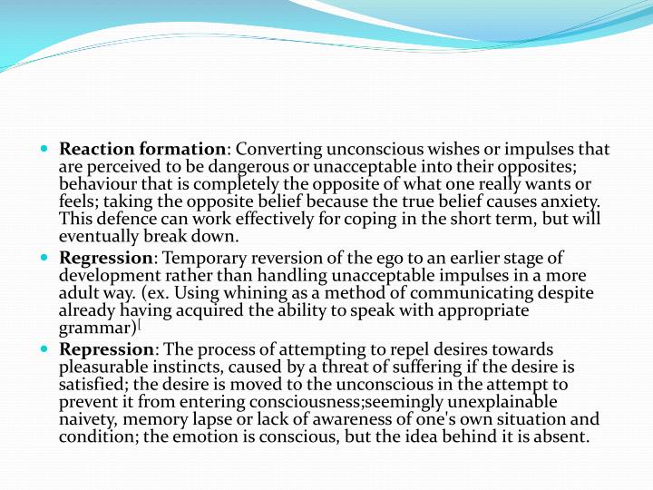 PPT - DEFENSE MECHANISMS PowerPoint Presentation - ID:1958688