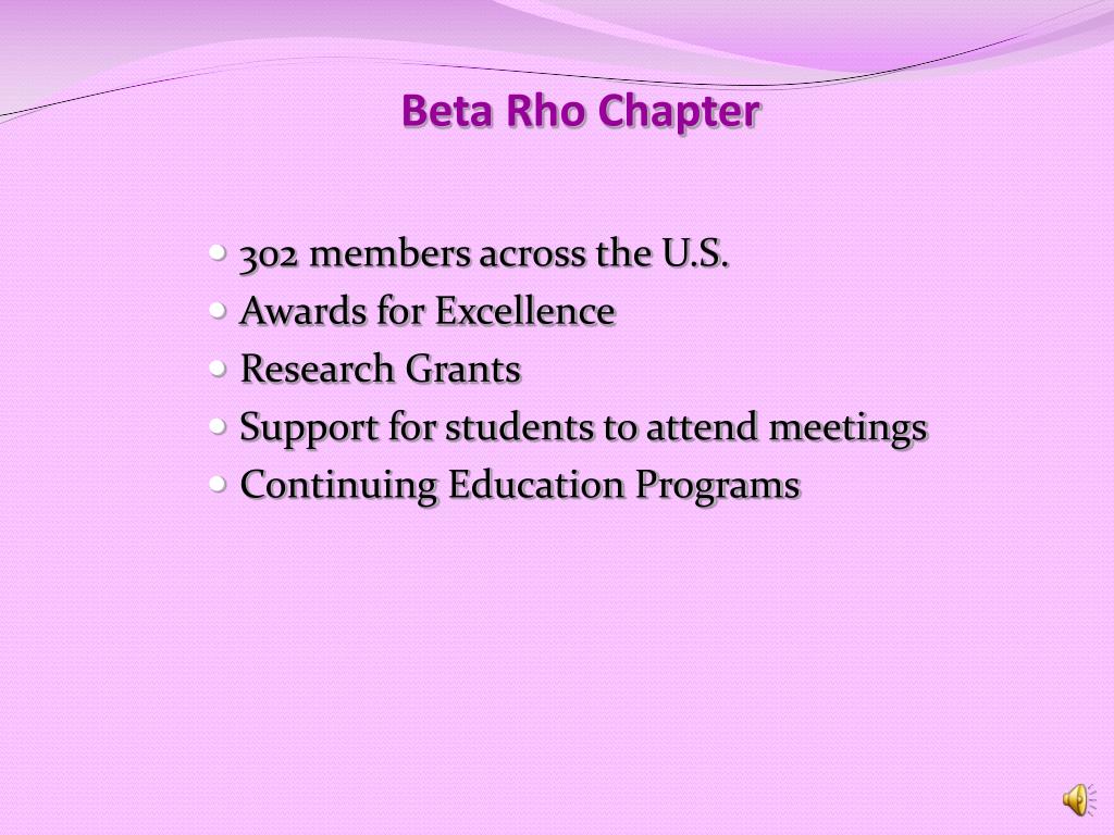 PPT - Sigma Theta Tau International Honor Society of Nursing Beta Rho ...