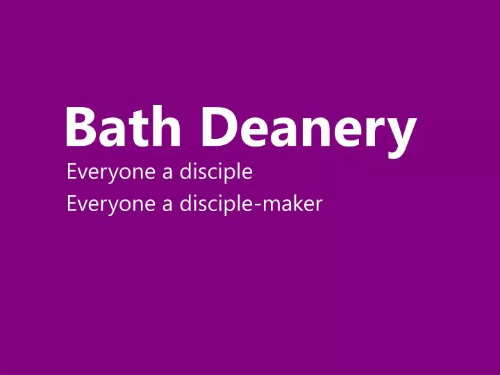 bath deanery n.