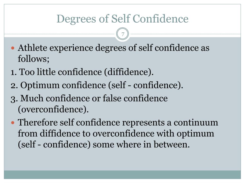 self-confidence definition psychology pdf