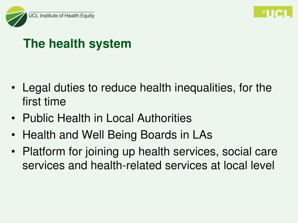 PPT - Advancing Health Equity: The Essential Role of Health ...