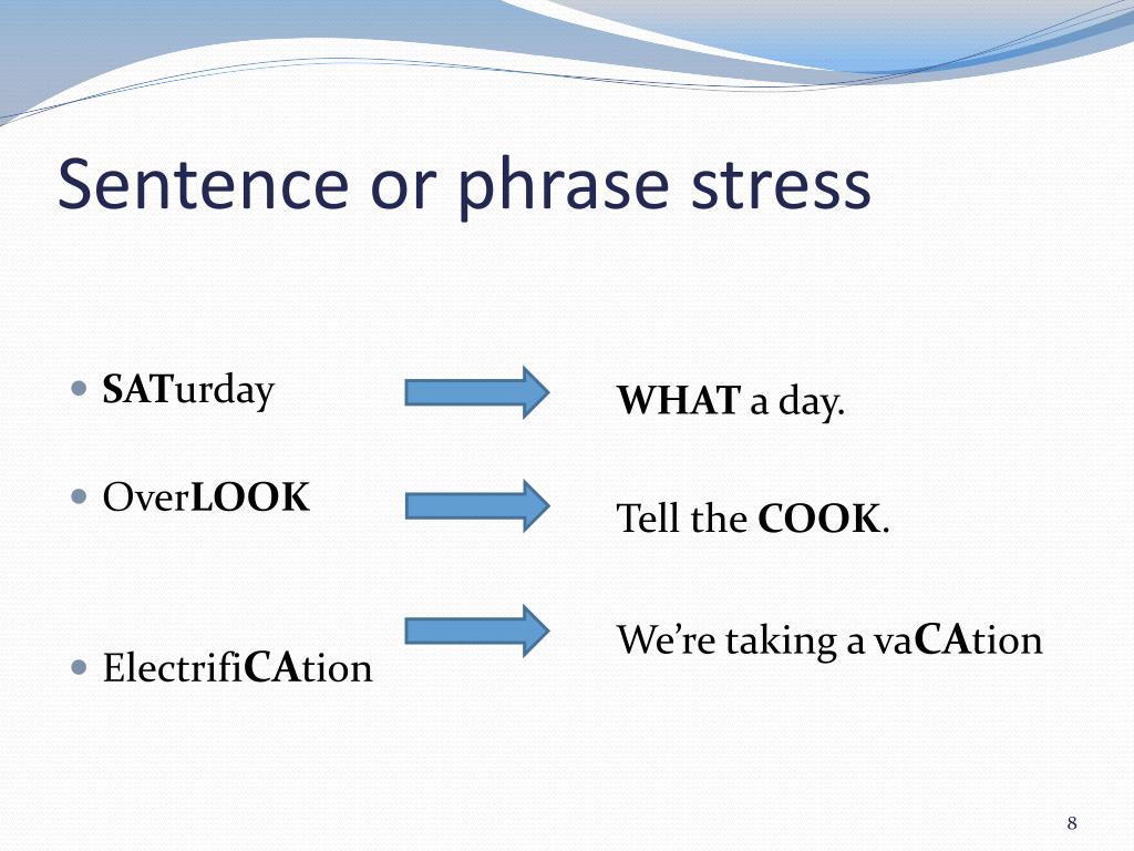 Present continuous вспомогательные слова. Sentence stress.