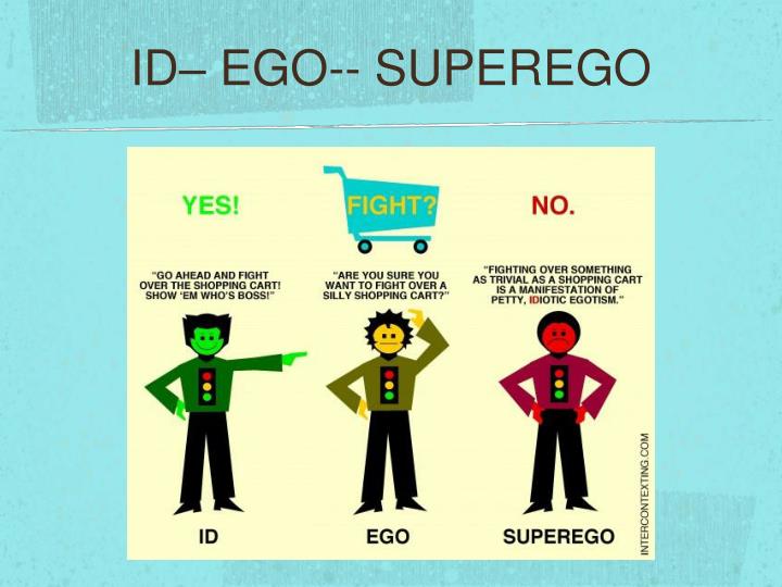 ego superego and id ego superego and id