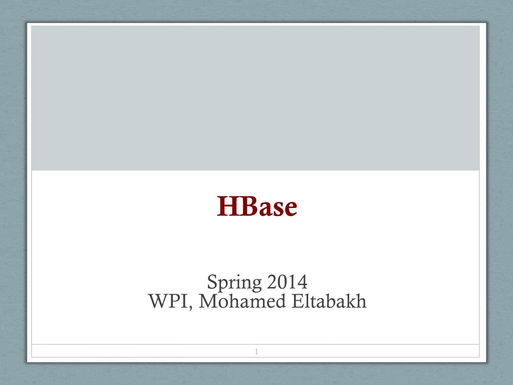 Hbase spring best sale