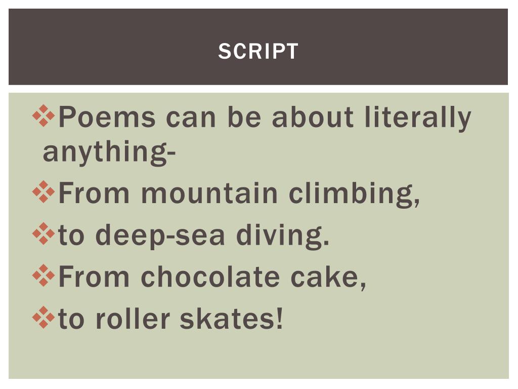 PPT - Digital advocacy story – Poetry Power! PowerPoint Presentation ...
