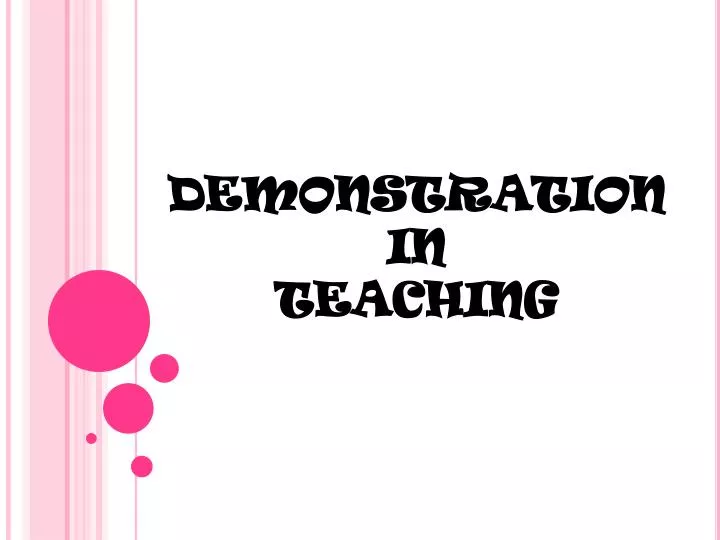 demonstration powerpoint presentation