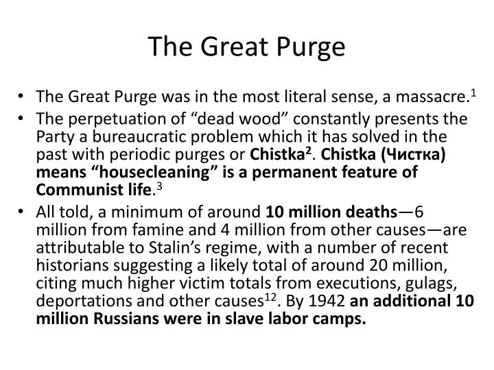 PPT Stalin and the Great Purge PowerPoint Presentation ID1962654