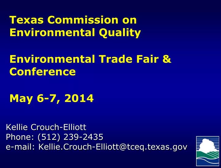 PPT - Texas Commission on Environmental Quality ...