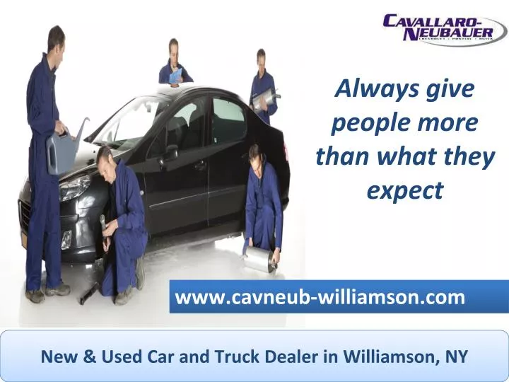 PPT Cavallaro Neubauer Williamson Offers Used Trucks PowerPoint