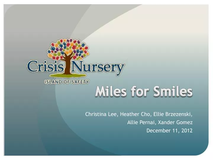 miles for smiles n.