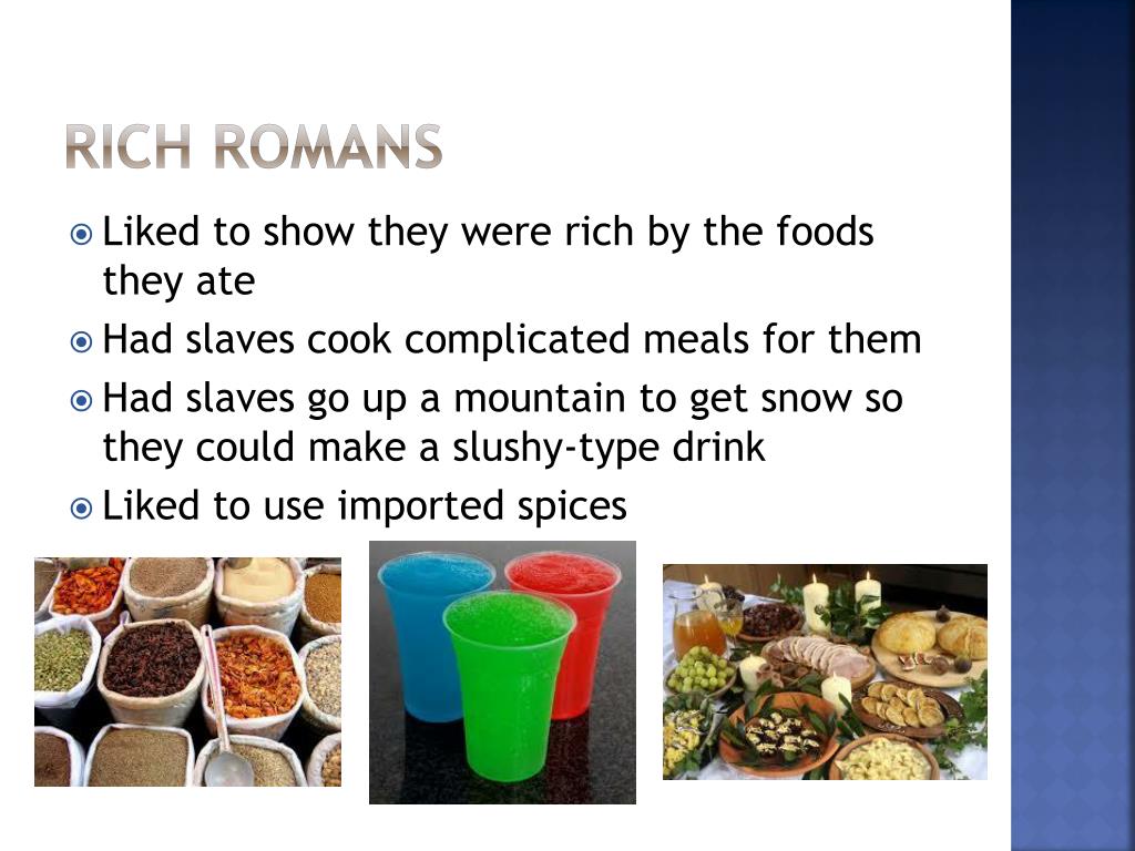 PPT Ancient Romans Food PowerPoint Presentation, free download ID