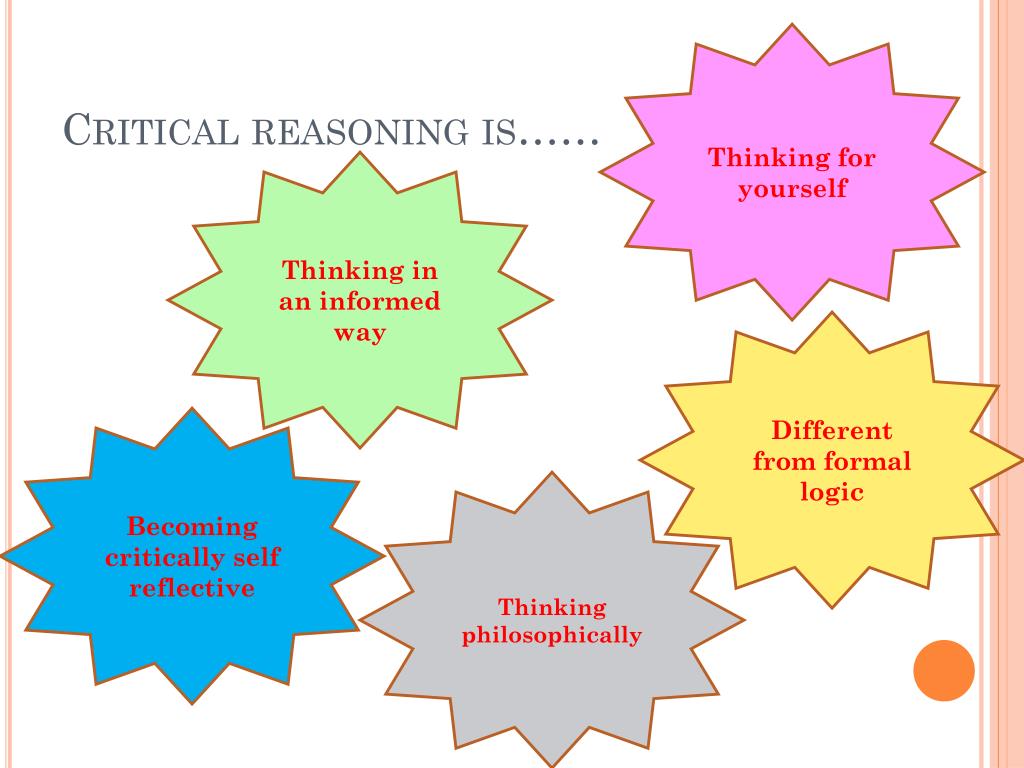 critical thinking as reasoning slideshare