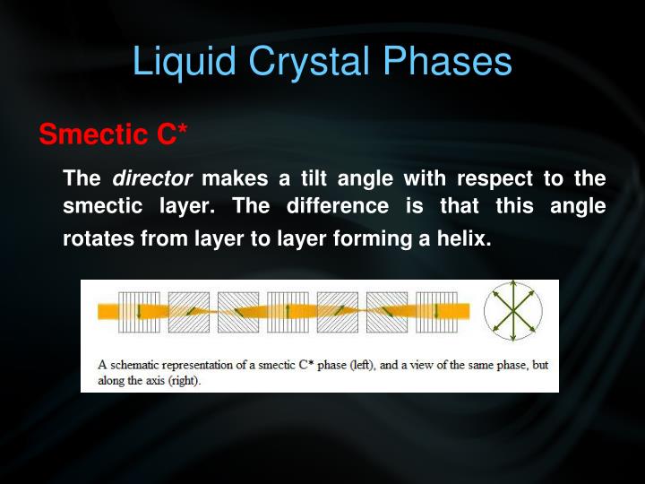 PPT - Liquid Crystals : Structure, Properties and Applications ...