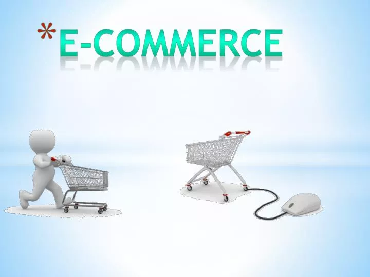 ppt presentation on e commerce