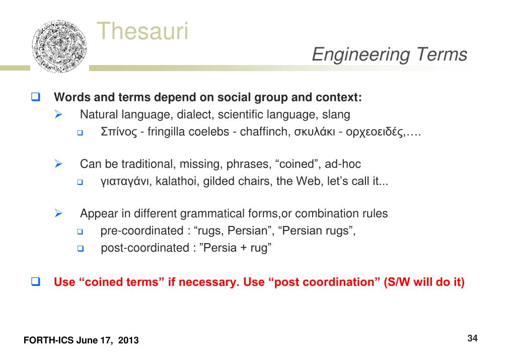 PPT - Thesaurus Building PowerPoint Presentation, free download - ID ...