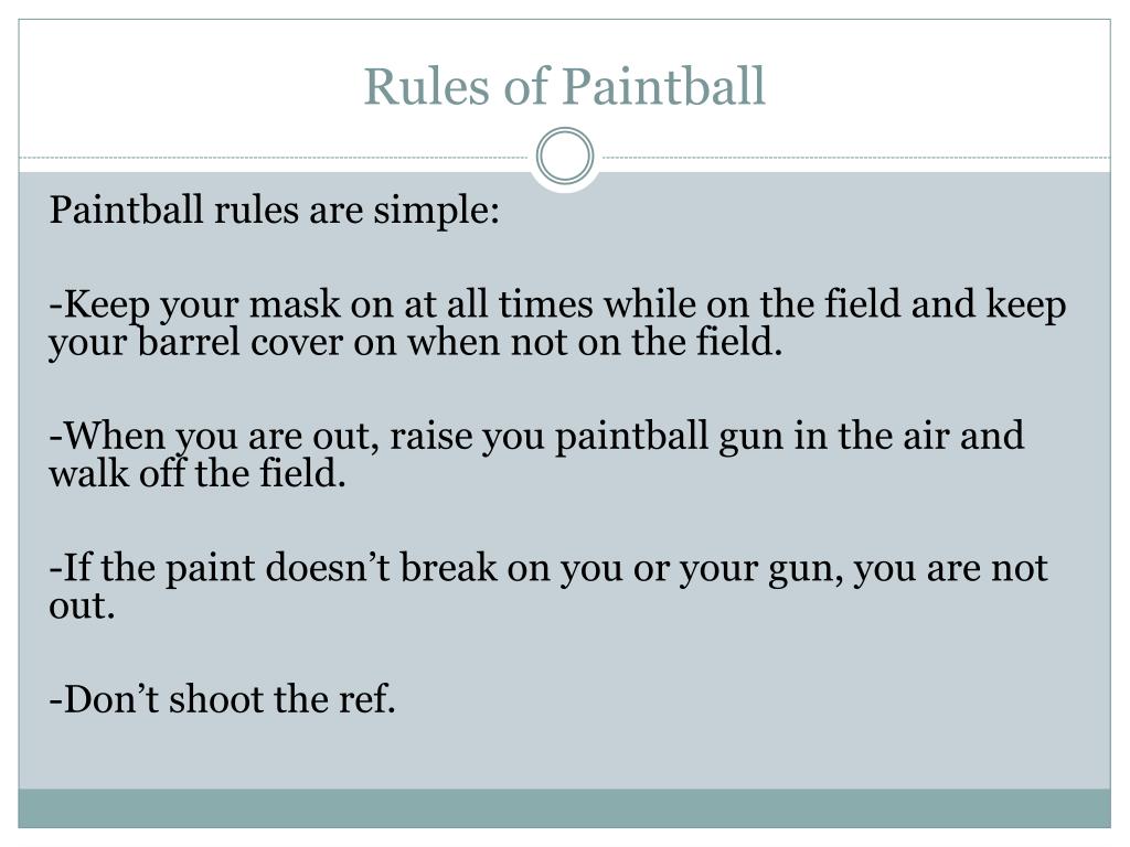 PPT Paintball PowerPoint Presentation, free download ID1965614