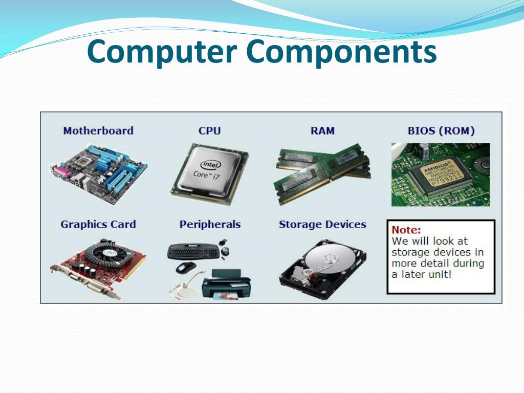 powerpoint presentation on components of computer