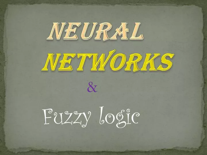 neural networks n.