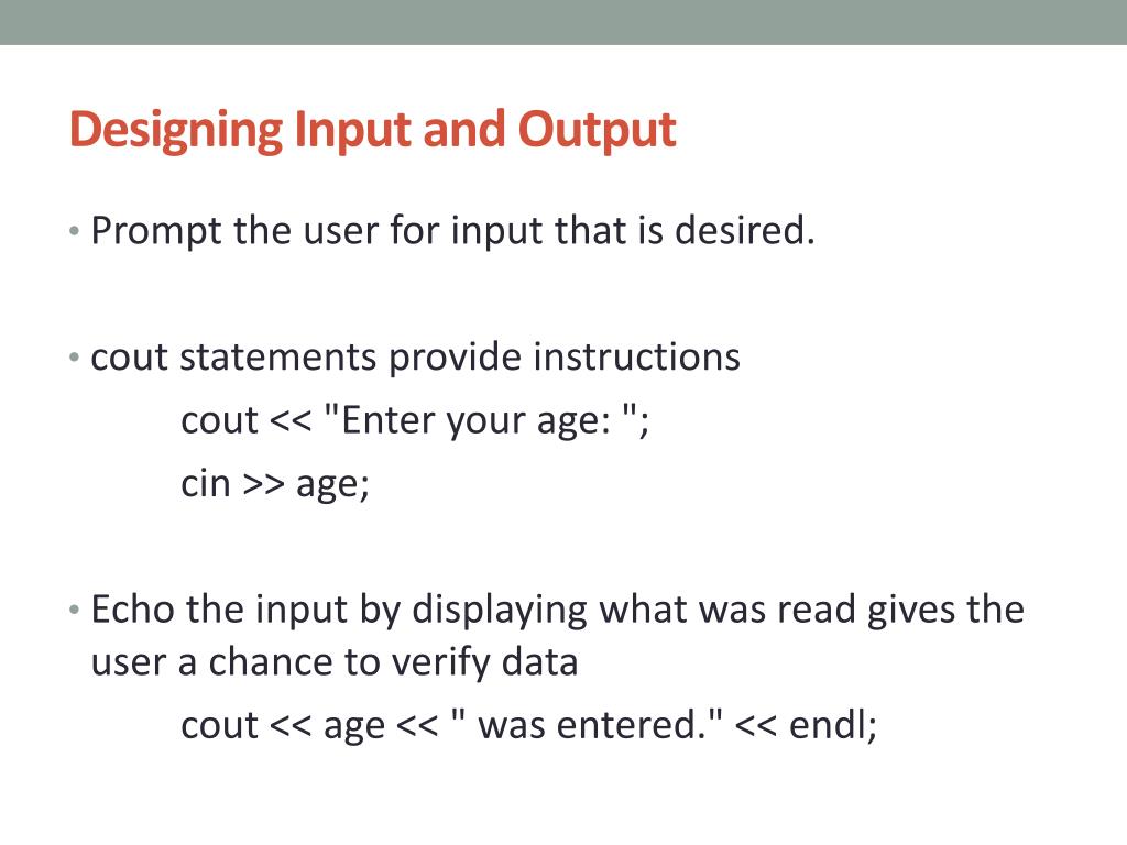 PPT - Chapter 7 DATA INPUT OUTPUT PowerPoint Presentation, free ... image.