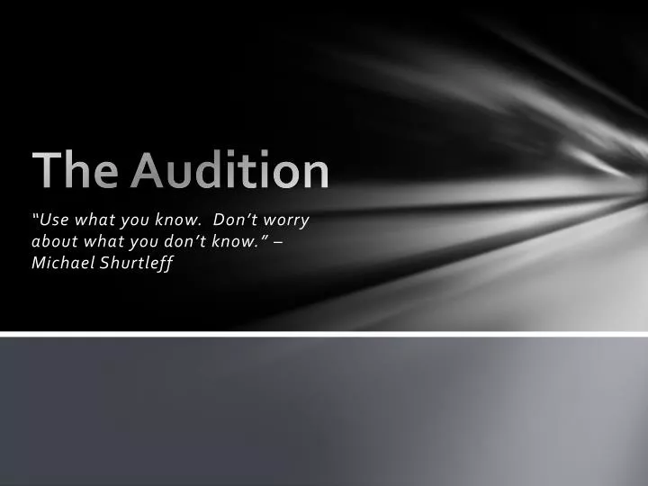 audition michael shurtleff pdf free download