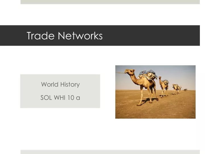 PPT Trade Networks PowerPoint Presentation, free download ID1966840