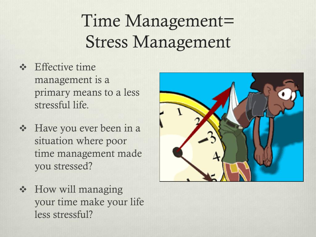 stress and time management presentation