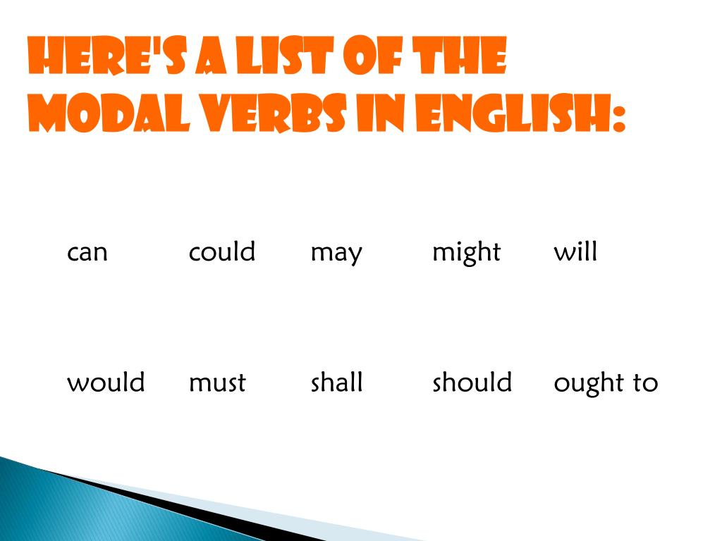 modal verbs in english presentation powerpoint