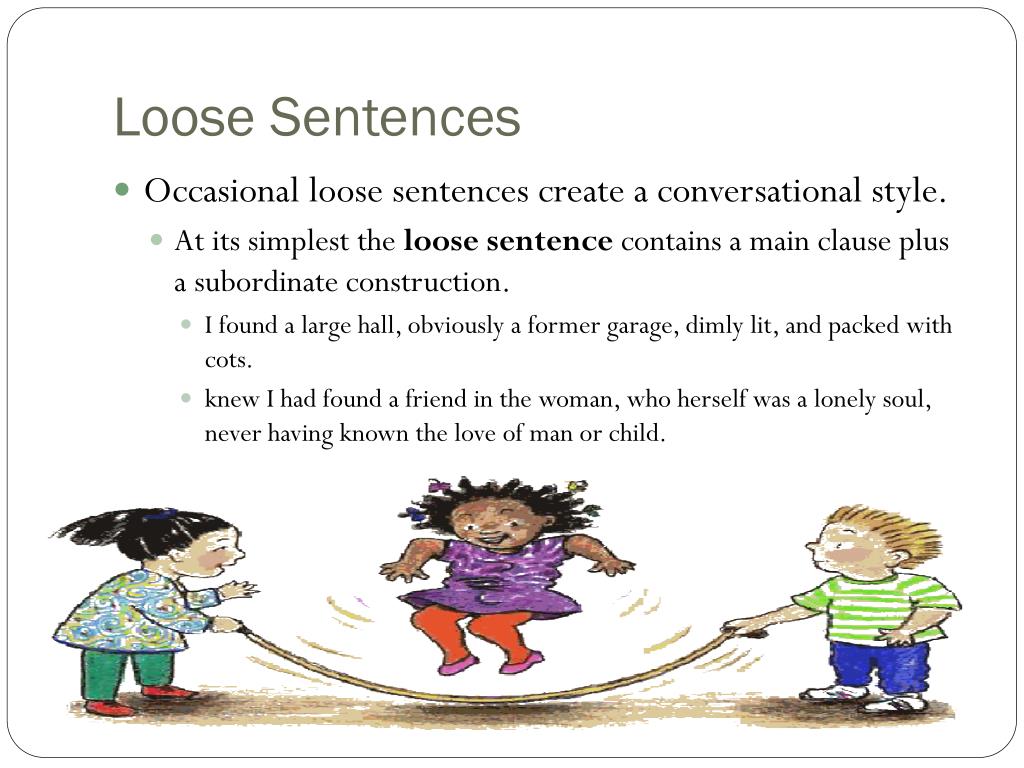 Loose Sentences Worksheet