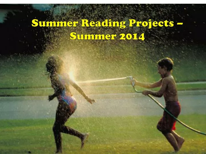 summer reading projects summer 2014 n.