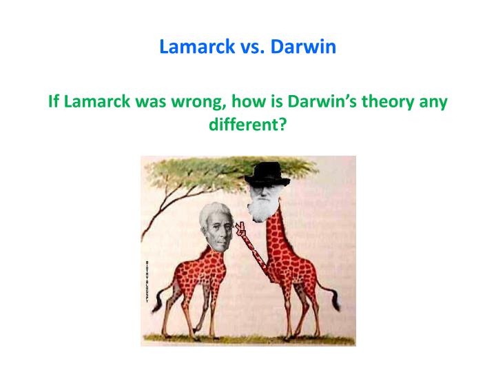darwin v lamarck darwin v lamarck
