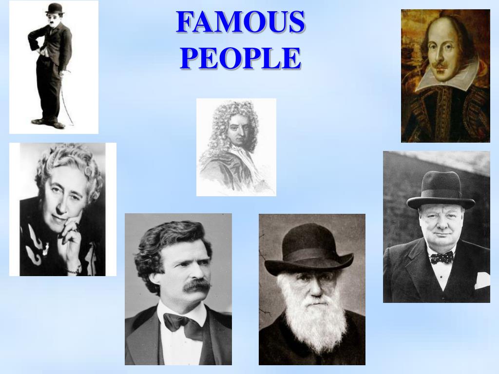 presentation about famous person