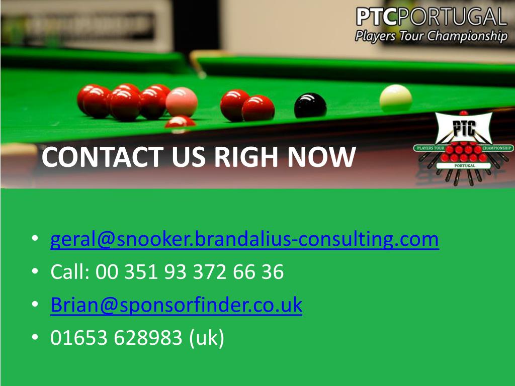 PPT - PROFESSIONAL SNOOKER TOURNAMENT IN PORTUGAL PowerPoint Presentation