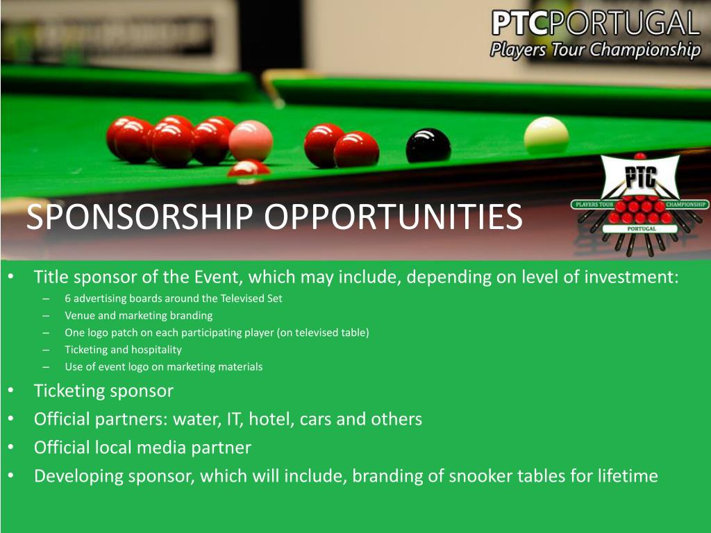 PPT - PROFESSIONAL SNOOKER TOURNAMENT IN PORTUGAL PowerPoint Presentation