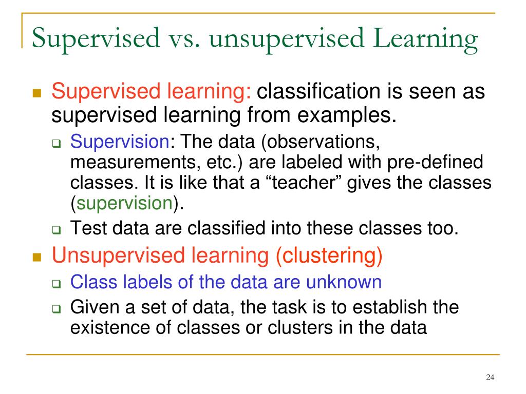 ppt presentation on supervised learning