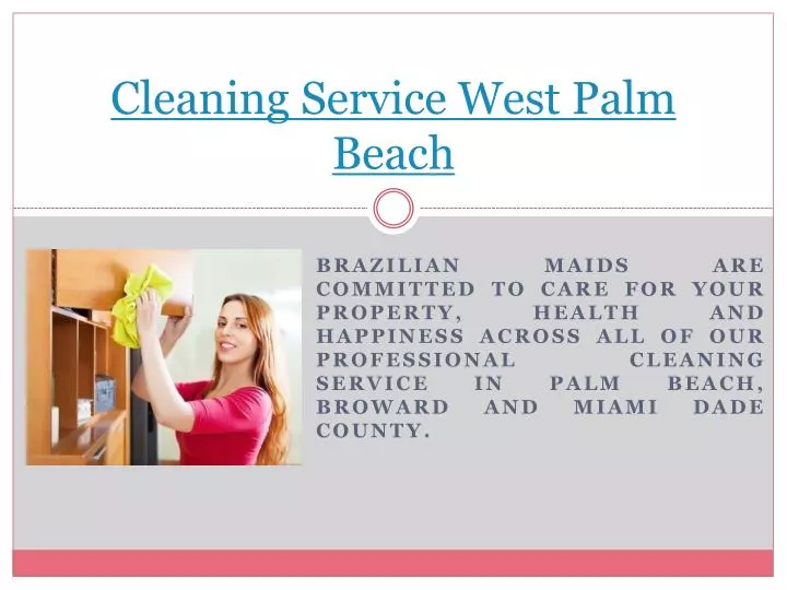 cleaning service west palm beach n.