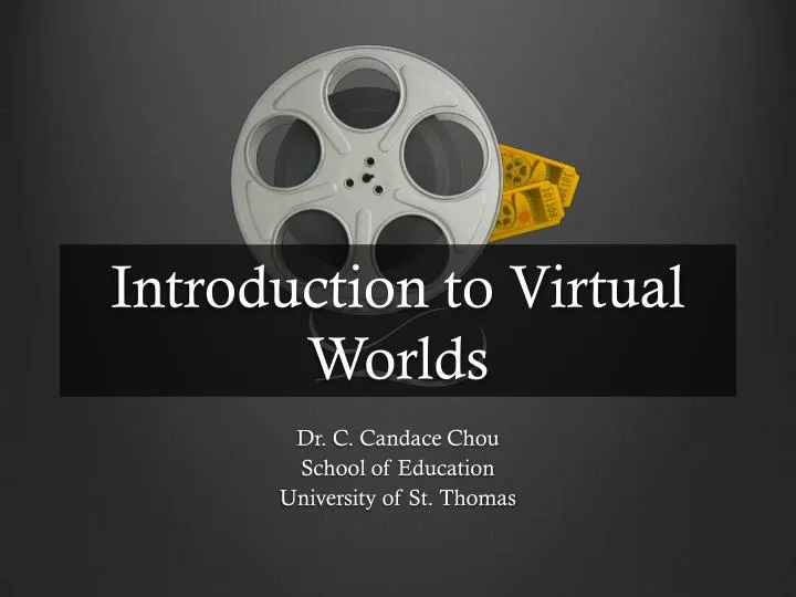 introduction to virtual worlds n.