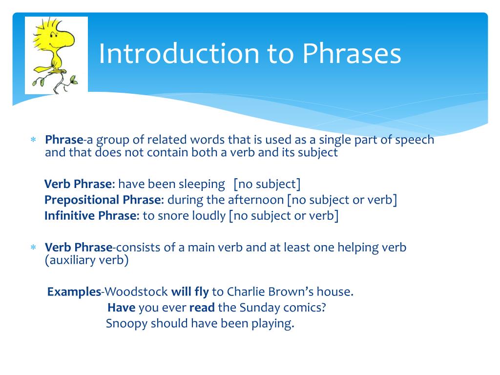 introduction phrases in presentation