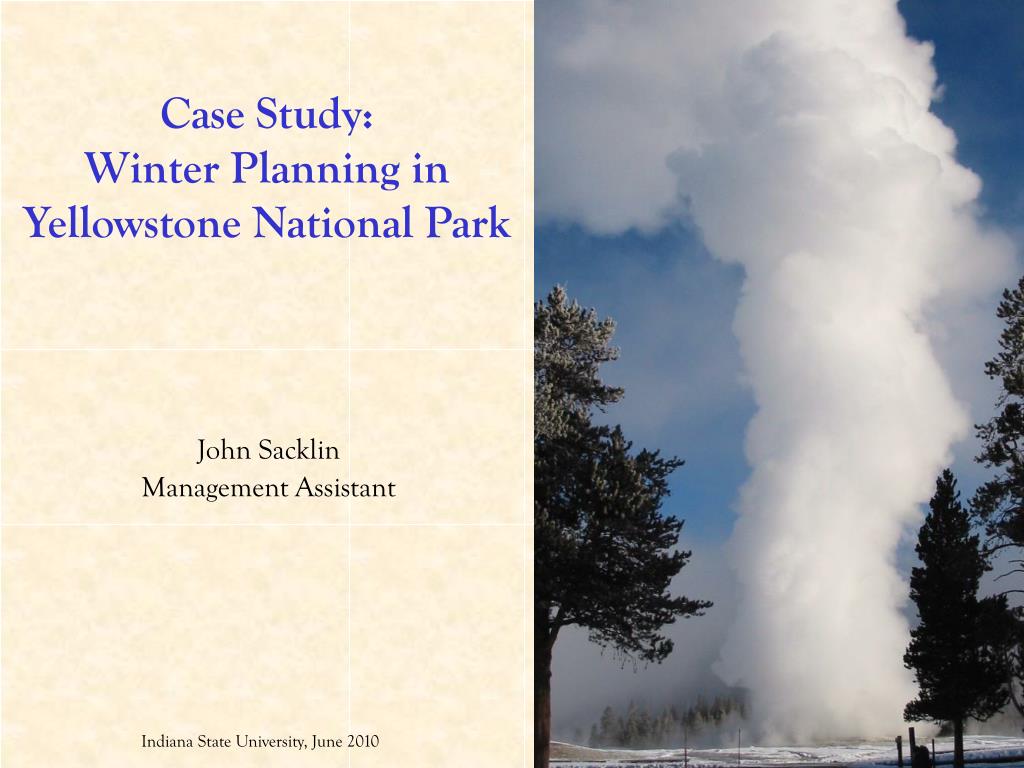 case study yellowstone national park